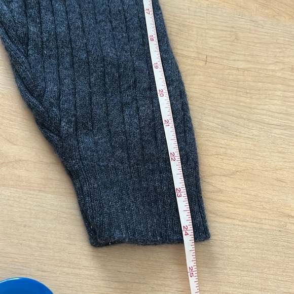 Brooks Brothers Ribbed V Neck 100% Lambswool Sweater Blue Classic Men’s Sz XL - Picture 7 of 7